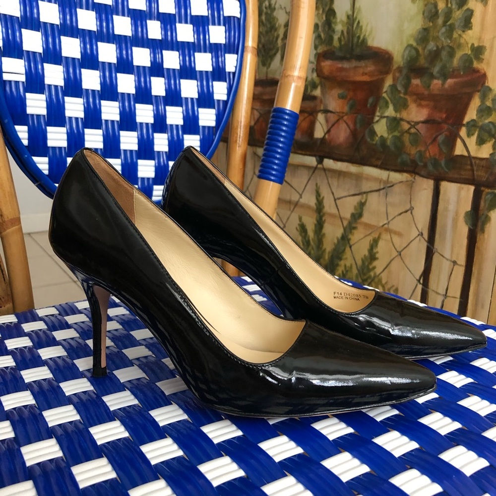 Cole Haan Black Patent Bradshaw Pump Size 7